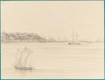 Victoria - Bahia from the "Avon" Steamer 18th April 1855 -