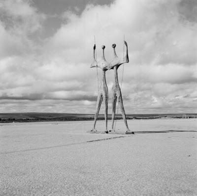 "Os Candangos" ou "Os Guerreiros", escultura de Bruno Giorgi