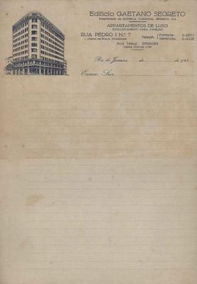 Papel timbrado - Empresa Paschoal Segreto