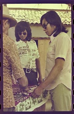 Filmagens de "Iracema: uma transa amazônica", com direção de Jorge Bodanzky e Orlando Senna