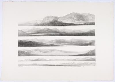 (Serra do Meio. Panorama da Montanha, vista do Monte Santo. Serra de Itiúba. Serra dos dois Irmãos.)