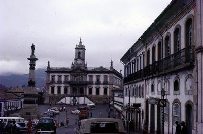 Praça Tiradentes - vista para o Museu da Inconfidência