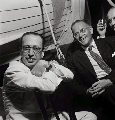 O poeta Manuel Bandeira e o cronista Orígenes Lessa