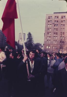 Manifestações a favor do governo de Salvador Allende