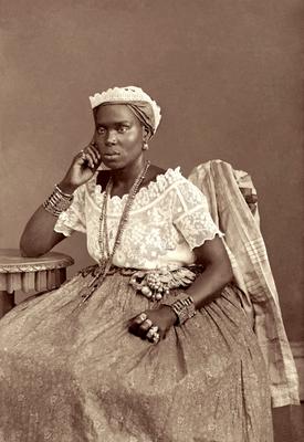 Mulher negra não identificada