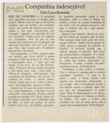 Companhia indesejável