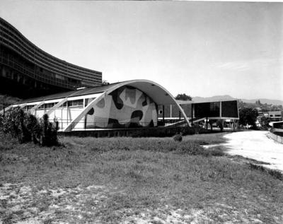 Conjunto Habitacional do Pedregulho - Painel Pulando Carniça, de Portinari