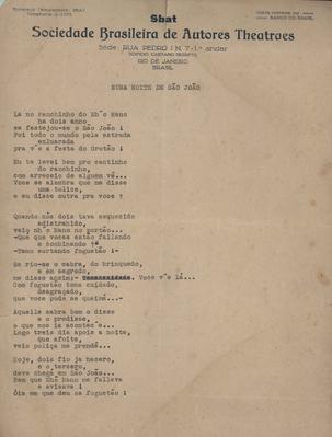 Numa noite de São João