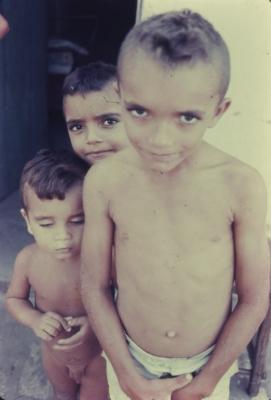 Vila de pescadores no litoral sul, próximo ao Quilombo de Sibaúma