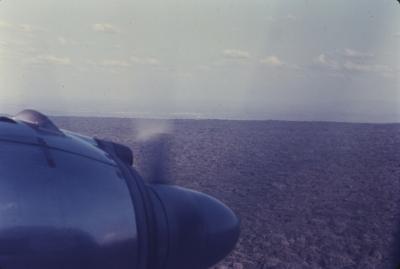 Vista aérea do cerrado no trajeto entre Belém (PA) e Brasília (DF)