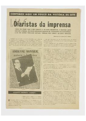 Diaristas da imprensa