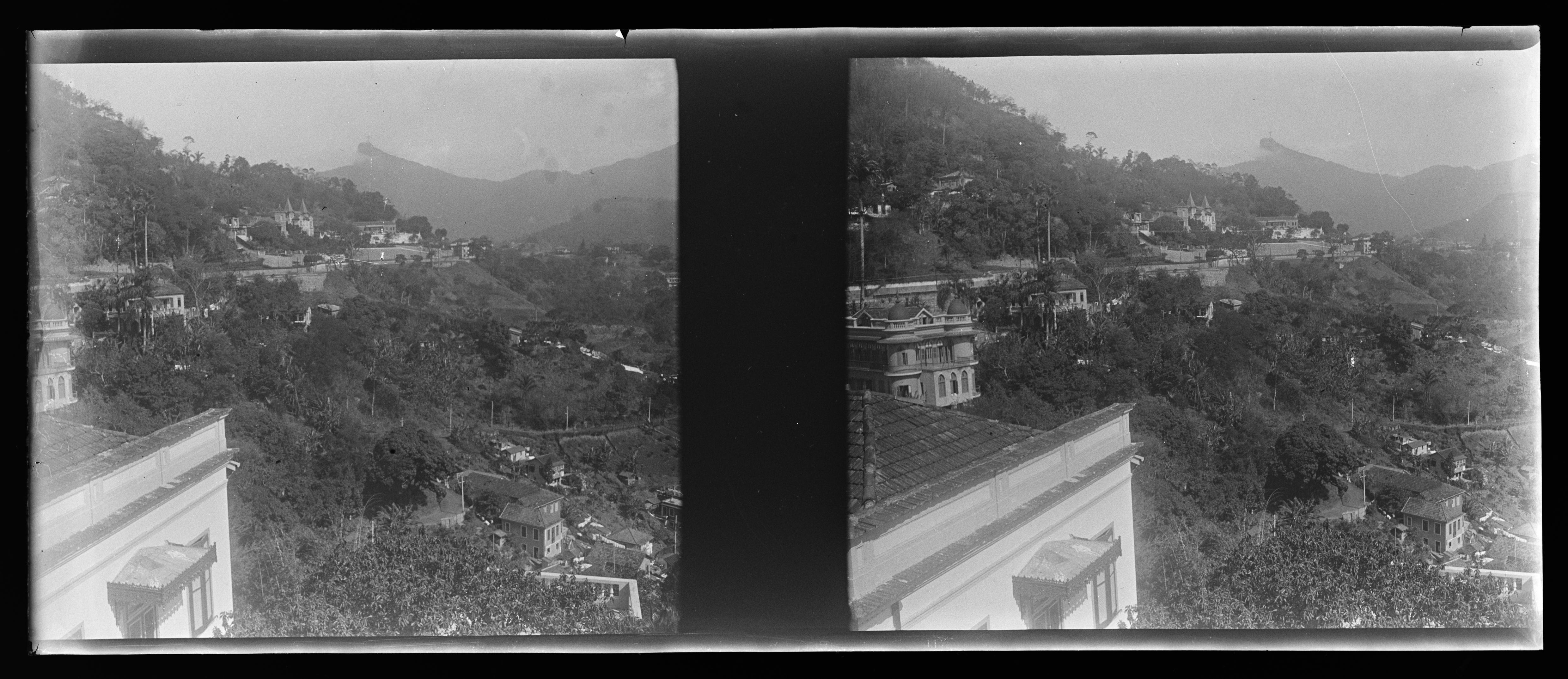 Vista de Santa Teresa; destaque para o Morro do Corcovado