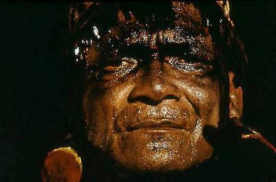 Série Xingu - Sariruá Yawalapiti após ritual do Jawari