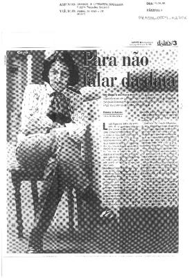 Para não falar da data