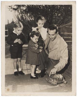 Ricardo Montalban e filhos