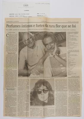 Perfumes íntimos fortes da rara flor que se foi: em, 1998, quando se completam ;15 anos do suicídio de Ana Cristina Céasar, novos e reveladores textos vêm a pú-;blico