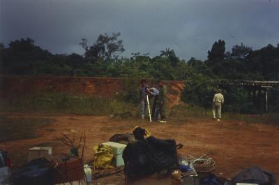 Expedição Pico da Neblina. No centro, Jorge Bodanzky com a câmera