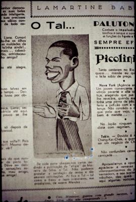 Moreira da Silva (caricatura - reprodução de periódico)