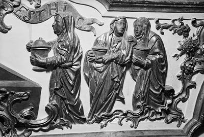 As Marias ao sepulcro, detalhe do altar-mor