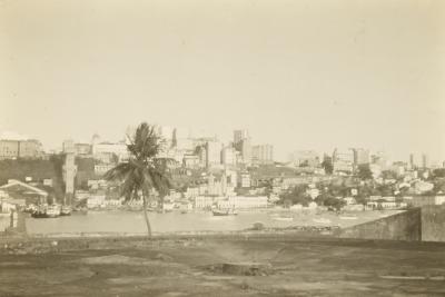 Centro de Salvador visto do Forte de São Marcelo