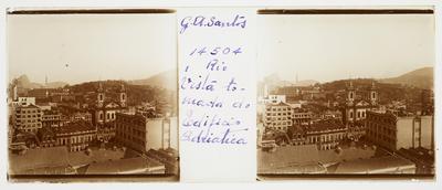 Vista do largo de São Francisco de Paula; a partir do edifício Adriática