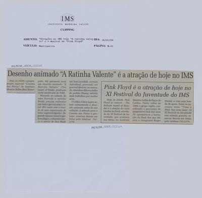 Pink Floyd é a atração de hoje no XI Festival da Juventude do IMS