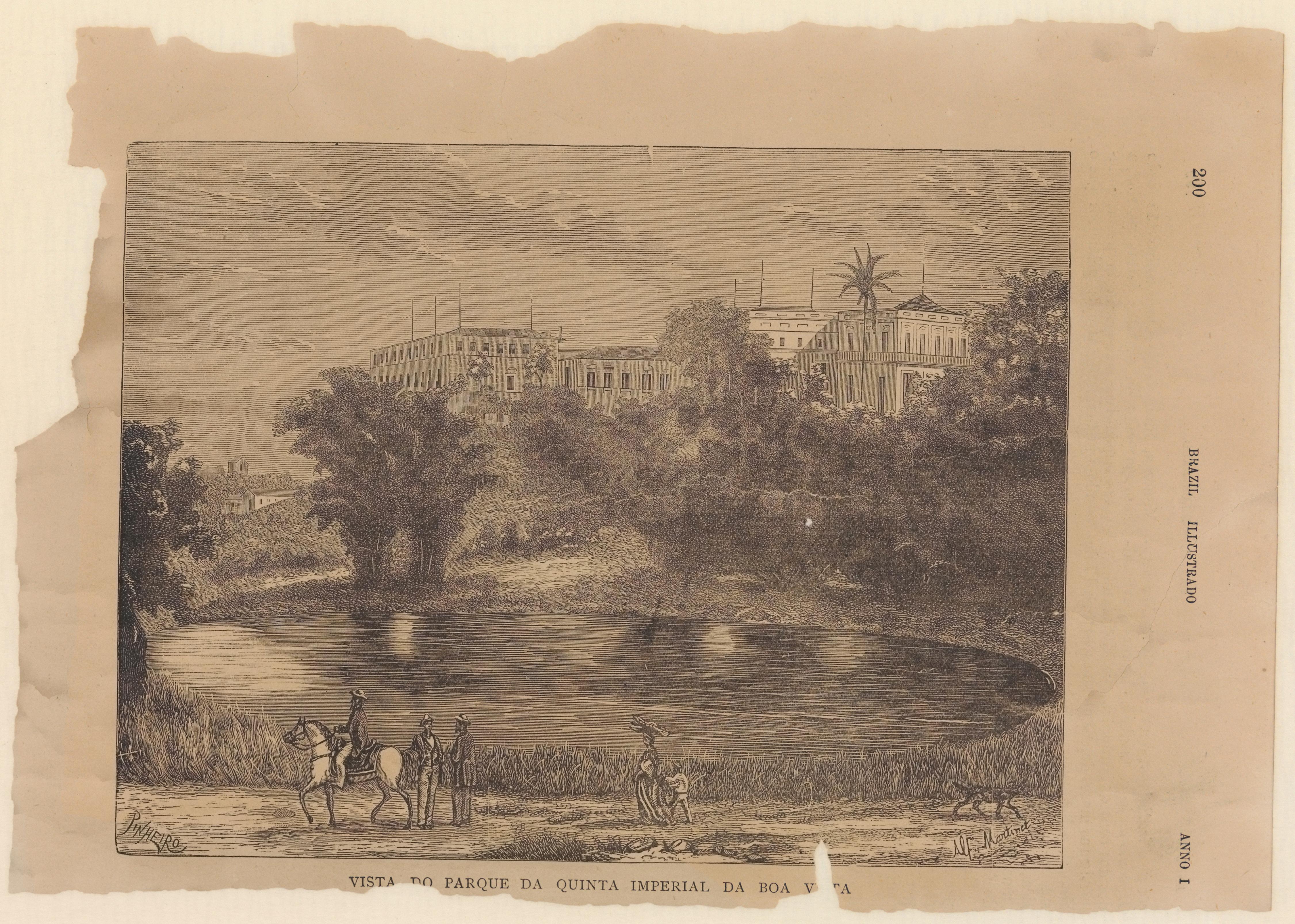 Vista do Parque da Quinta Imperial da Boa Vista