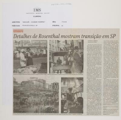 Fotografia: Detalhes de Rosenthal mostram transição em São Paulo