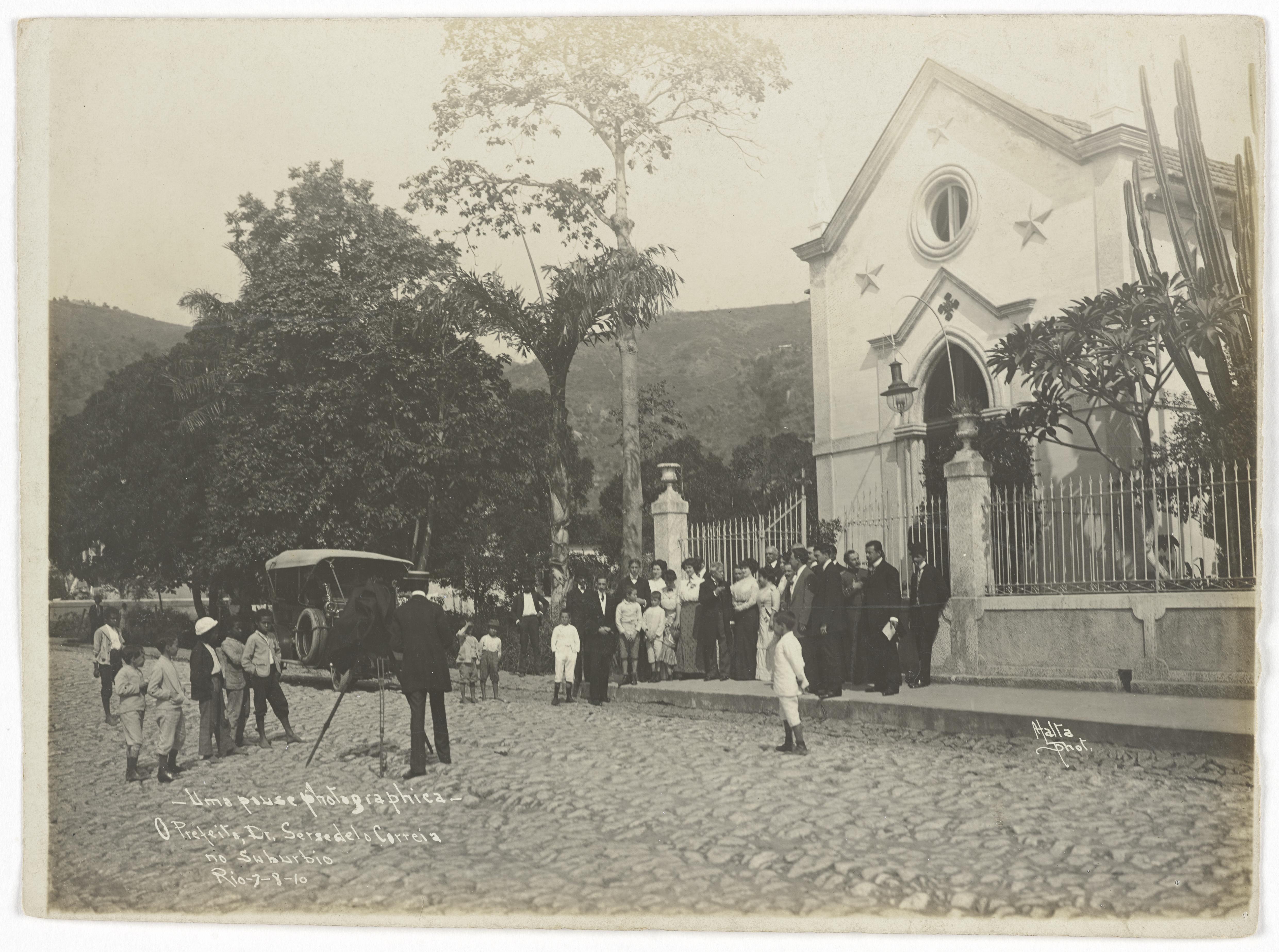 Visita do Prefeito Serzedelo Correia ao bairro do Riachuelo