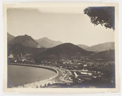 Vista da Enseada de Botafogo e de parte da avenida Beira-Mar