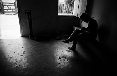 Série Guimarães Rosa - Homem aguarda a boiada