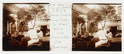 Corso carnavalesco na Avenida Rio Branco