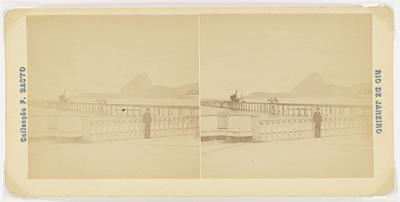 Vista do Pão de Açúcar, a partir do Passeio Público