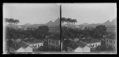 Bairro do Catete; palmeiras ao fundo
