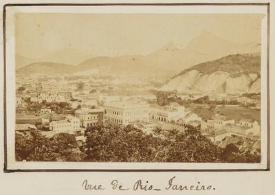 Vista do bairro do Catete; tomada da Glória