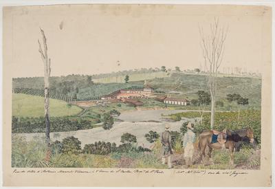 Vue du sitio d'Antonio Manoel Teixeira, à 5 lieues de S. Carlos, Prov.ce de St. Paul