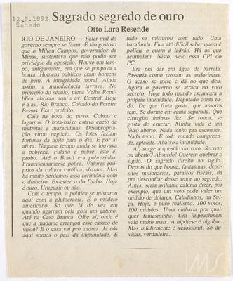 Sagrado segredo de ouro