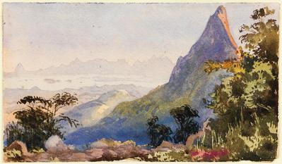 Sunset on the Alto da Serra - looking over the Bay of Rio