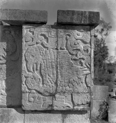 Detalhe de sítio arqueológico