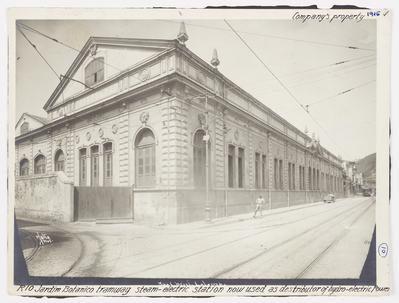 Estação de energia gerada a vapor, antiga estação de bondes Jardim Botanico