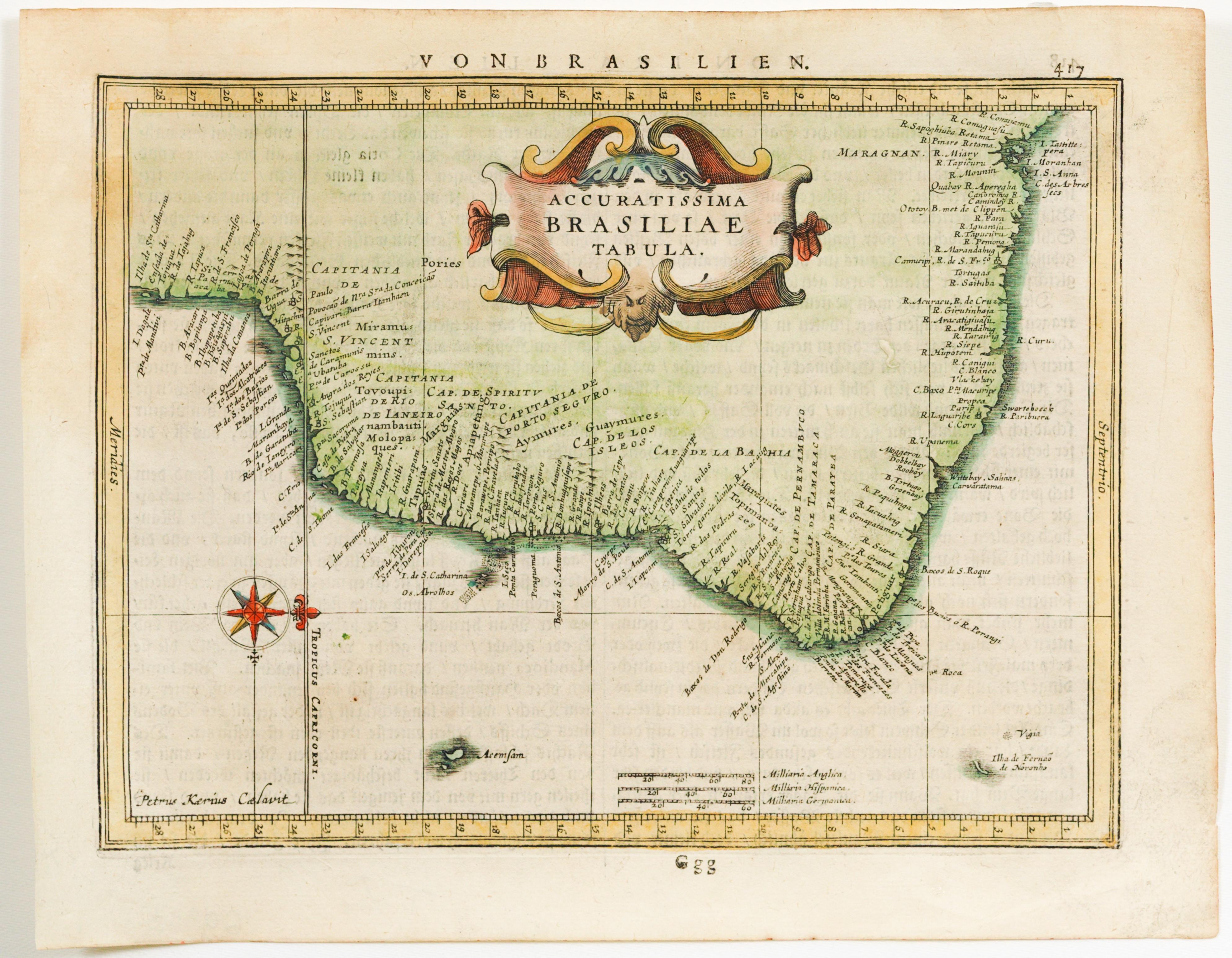 Accuratissima Brasiliae Tabula