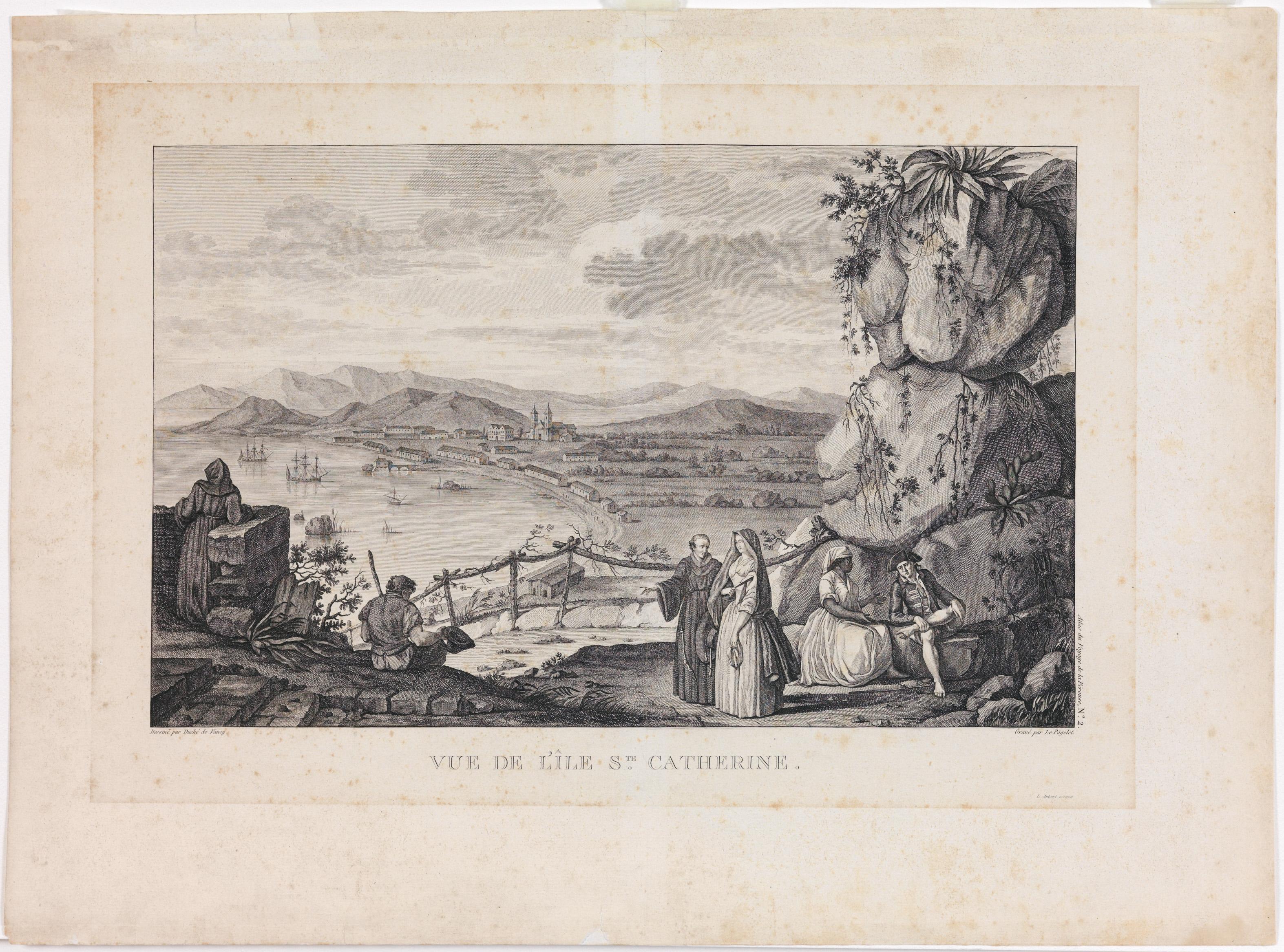 Vue de L'Île de S.te Catherine