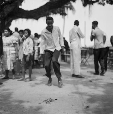 Passista no ensaio na Mangueira