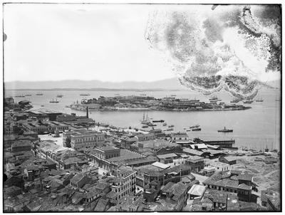 Panorama do centro do Rio de Janeiro a partir do Morro do Castelo
