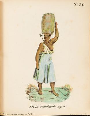 (Preta vendendo água)