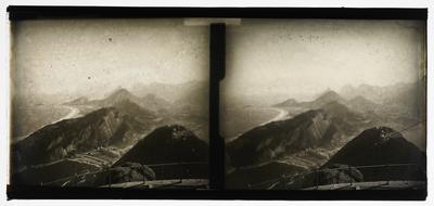 Bairros da Urca, Botafogo e Copacabana vistos do Morro do Pão de Açúcar