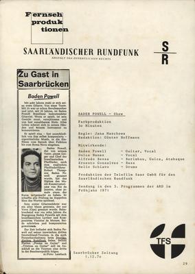 Tristeza on Guitar Baden Powell