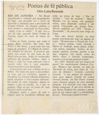 Poetas de fé pública