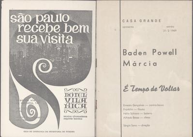 É tempo de voltar - Baden Powell e Márcia - show no Casa Grande