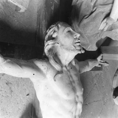 Via Crucis, Passos da Paixão, esculturas de Aleijadinho, Cristo no Passo da Crucificação